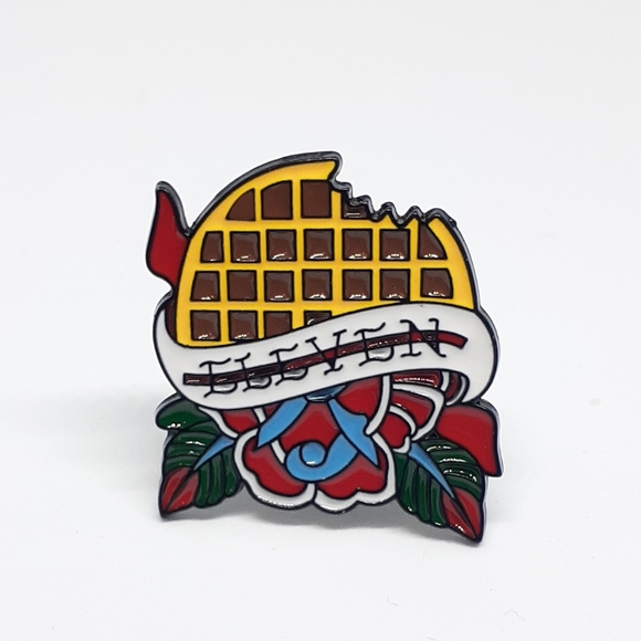 Jewelry - Stranger Things Enamel pin waffle eleven